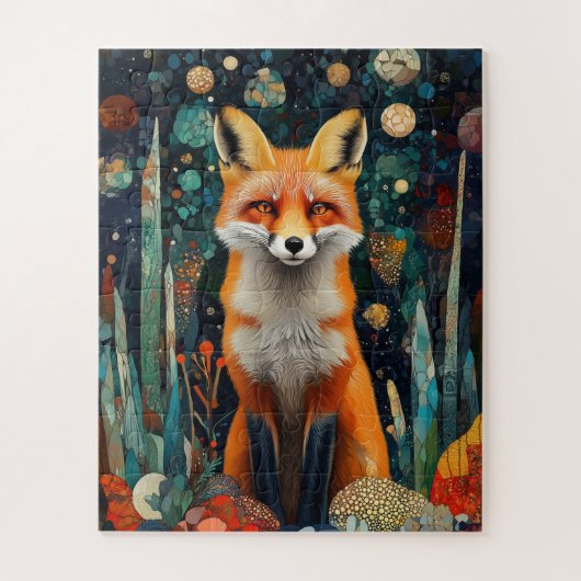 Een rode vos legpuzzel (Verticaal)
