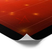 Een rode wals poster (Hoek)