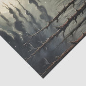 Een roeiboot verlaten onder het maanlicht in een m tissuepapier (Detail)