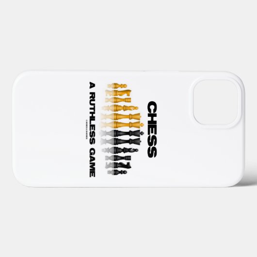 Een roerloos spel dat de schaakplaat weergeeft Case-Mate iPhone case (Achterkant (horizontaal))