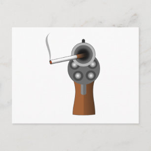 Een rokend Pistool Briefkaart