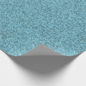 Een rol blauwe inpakpapier met een textuur (Hoek)