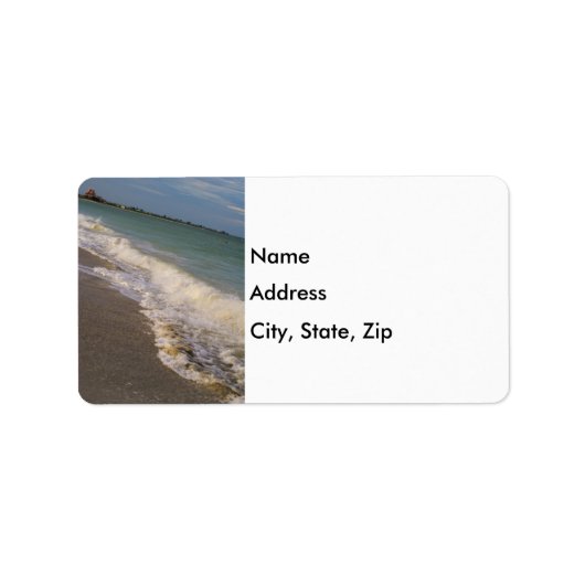 Een rol langs St Pete Beach Etiket (Voorkant)