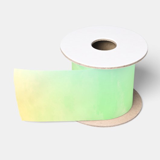 Een rol lint met een gradiënt van lichtgroen  (Spoel)