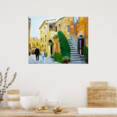 Een rol met Papa in Italië Poster (Keuken)