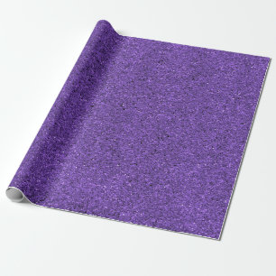 Een rol paarse glittercadeaupapier cadeaupapier