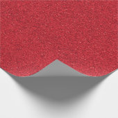 Een rol rode glitter inpakpapier (Hoek)