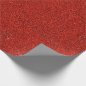 Een rol rode glitter inpakpapier (Hoek)