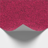 Een rol rode glittercadeaupapier cadeaupapier (Hoek)