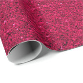 Een rol rode glittercadeaupapier cadeaupapier (Rol Hoek)