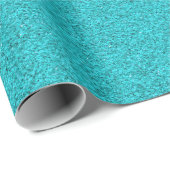Een rol turquoise inpakpapier (Rol Hoek)