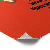 Een rolmodel voor kinderen zijn poster (Hoek)