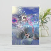 Een roman kan een portaal zijn in parallelle reali feestdagenkaart (Staand voorkant)