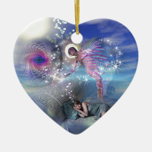 Een roman kan een portaal zijn in parallelle reali keramisch ornament (Voorkant)