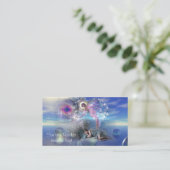 Een roman kan een portaal zijn in parallelle reali visitekaartje (Staand voorkant)