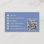 Een roman kan een portaal zijn in parallelle reali visitekaartje (Achterkant)