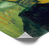 Een roman lezer Vincent van Gogh schilderij Poster (Hoek)