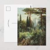 Een romantisch kasteelpark | Franz Xaver Birkinger Briefkaart (Voorkant / Achterkant)