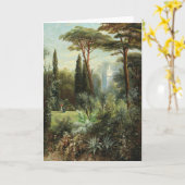 Een romantisch kasteelpark | Franz Xaver Birkinger Kaart (Gele Bloem)