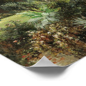 Een romantisch kasteelpark | Franz Xaver Birkinger Poster (Hoek)