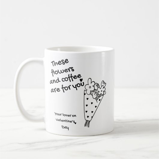 Een romantische mok voor je geliefde (Links)