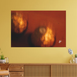 Een romantische nacht canvas afdruk