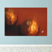 Een romantische nacht canvas afdruk (Insitu (Houten vloer))