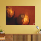 Een romantische nacht canvas afdruk (Insitu (Woonkamer))