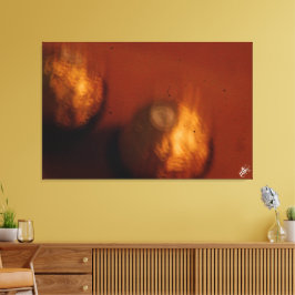 Een romantische nacht canvas afdruk