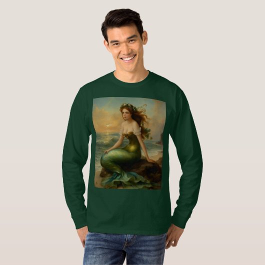 Een romantische Ode aan zeemeerminnen in de 18e ee T-shirt (Voorkant volledig)