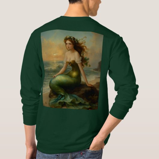 Een romantische Ode aan zeemeerminnen in de 18e ee T-shirt (Achterkant)