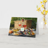 EEN ROMANTISCHE PICKNICK OM EEN LEVEN LANG MEE TE KAART (Gele Bloem)