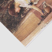 Een Romeins aanbod van John William Waterhouse, 18 Tissuepapier (Detail)