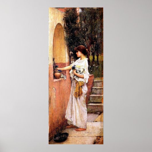 Een Romeins offer van John William Waterhouse Poster (Voorkant)
