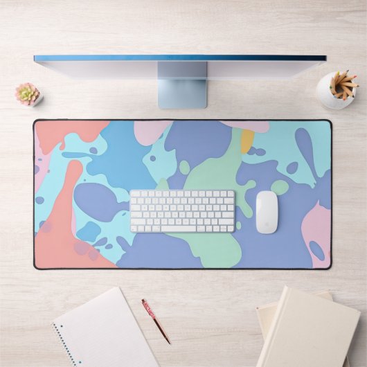 Een rommelig patroon van vlekken verf bureaumat (Kantoor 1)