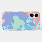 Een rommelig patroon van vlekken verf Case-Mate iPhone case (Achterkant (horizontaal))