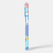 Een rommelig patroon van vlekken verf Case-Mate iPhone case (Achterkant / Links)