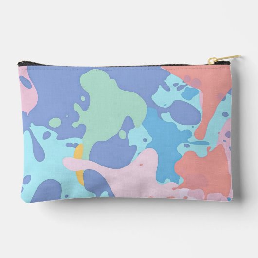 Een rommelig patroon van vlekken verf etui (Achterkant)