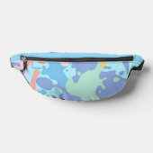 Een rommelig patroon van vlekken verf heuptasje (Liggend)