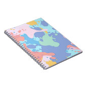 Een rommelig patroon van vlekken verf notitieboek (Rechterzijde)