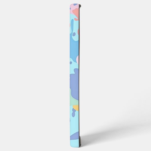 Een rommelig patroon van vlekken verf samsung galaxy hoesje (Linkerkant)