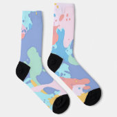 Een rommelig patroon van vlekken verf sokken (Rechts)