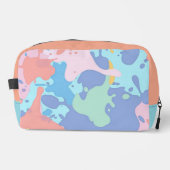 Een rommelig patroon van vlekken verf toilettasje (Voorkant)