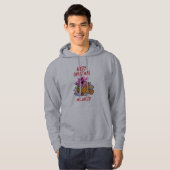 Een rommelige kerst hoodie (Voorkant volledig)