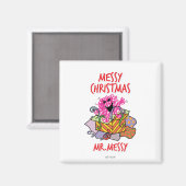 Een rommelige kerst magneet (Voorkant / Achterkant)