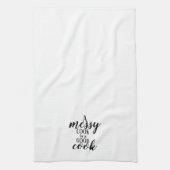 Een rommelige keuken handdoek (Verticaal)