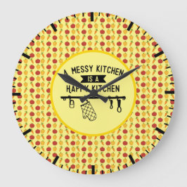 Een Rommelige Keuken Is Een Gelukkige Keuken Cadea Grote Klok