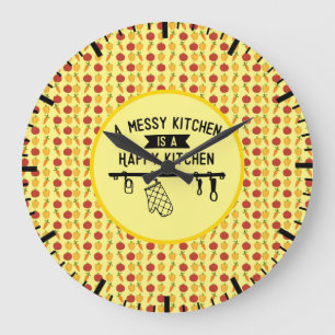 Een Rommelige Keuken Is Een Gelukkige Keuken Cadea Grote Klok