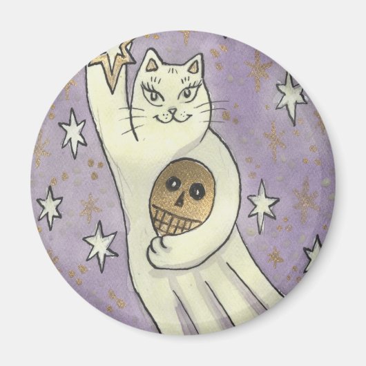 Een ronddraaiende Lucky Star Magneet (Voorkant)