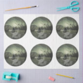 Een ronde gotische Halloween-serie ontwerp 8 Tissuepapier (Craft)